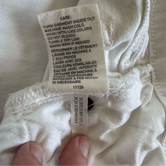 Ralph Lauren Denim & Supply Morgan Crop Skinny Jeans White Size 27 - Picture 12 of 14